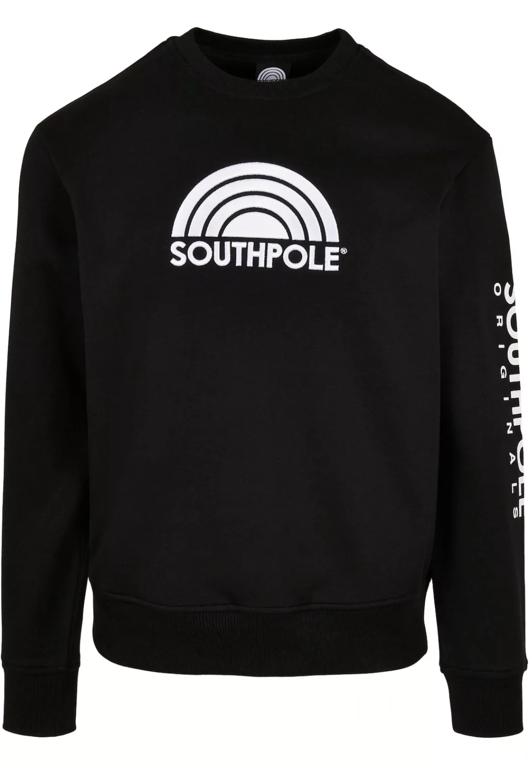 Southpole Rundhalspullover "Southpole Herren Southpole Halfmoon Crew", (1 t günstig online kaufen