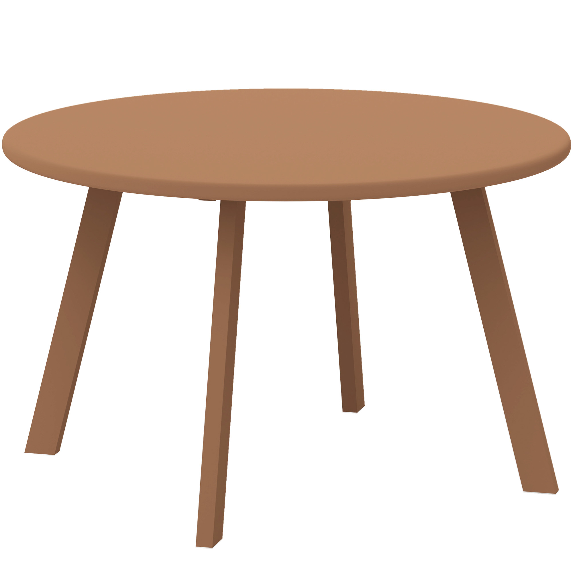 Outsunny Kleiner runder Gartencouchtisch, Beistelltisch mit rutschfesten Fu günstig online kaufen