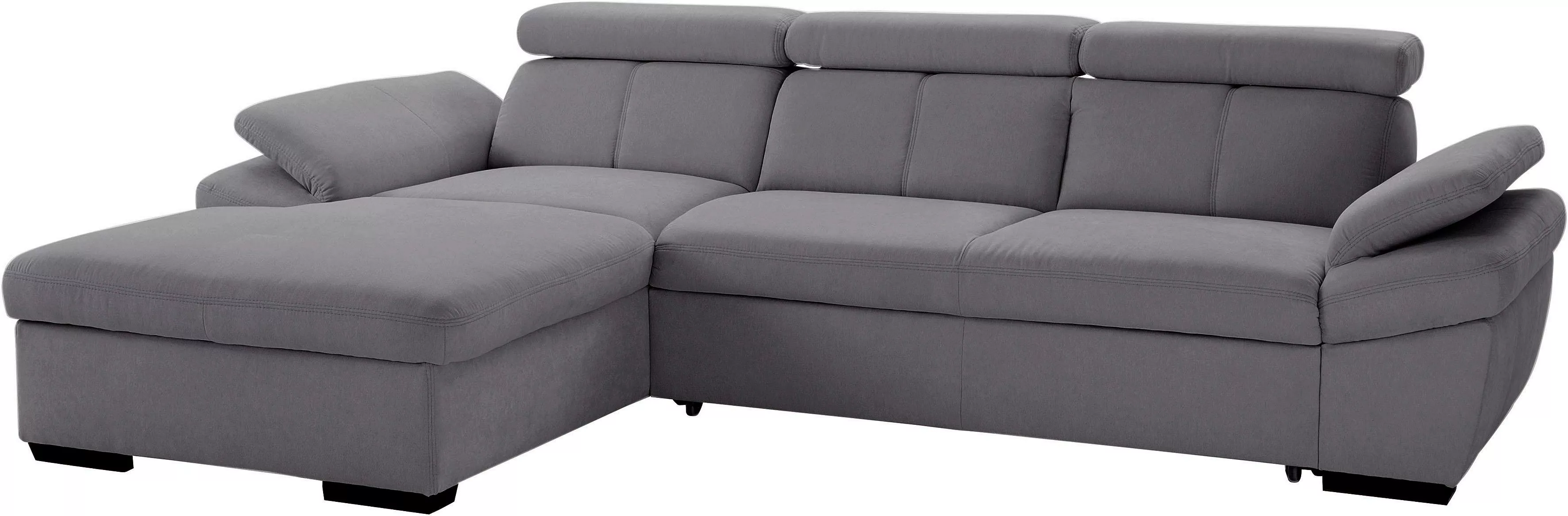 exxpo - sofa fashion Ecksofa »Salerno, inkl. Kopf- und Armteilverstellung, günstig online kaufen