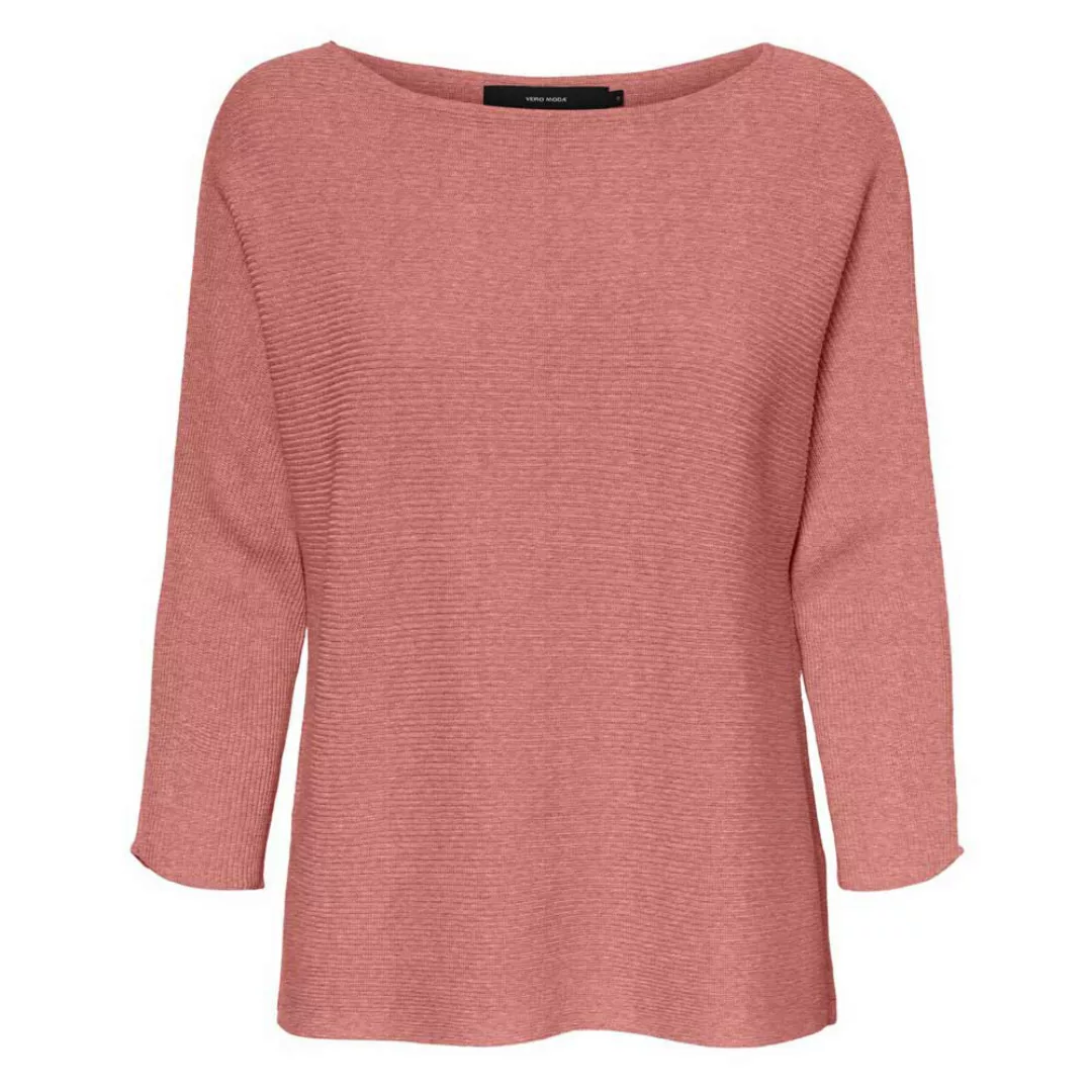 Vero Moda Nora U-boot-ausschnitt Sweater XL Old Rose / Detail Melange günstig online kaufen