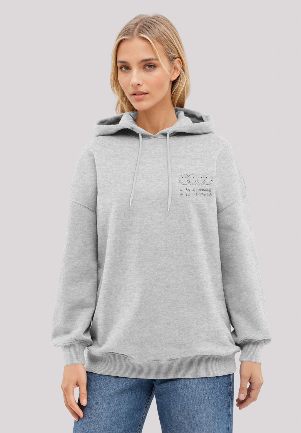 F4NT4STIC Kapuzenpullover "Smiley Originals We Are All Original Unique", Pr günstig online kaufen