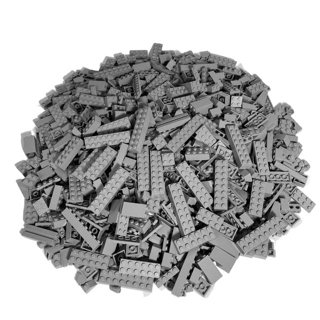 LEGO® Spielbausteine LEGO® Steine Sondersteine Hellgrau Gemischt NEU! Menge günstig online kaufen