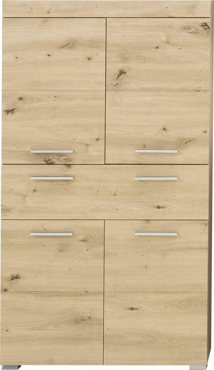 welltime Midischrank "Avena", Standschrank mit 4 Türen, 1 Schublade - (B/T/ günstig online kaufen