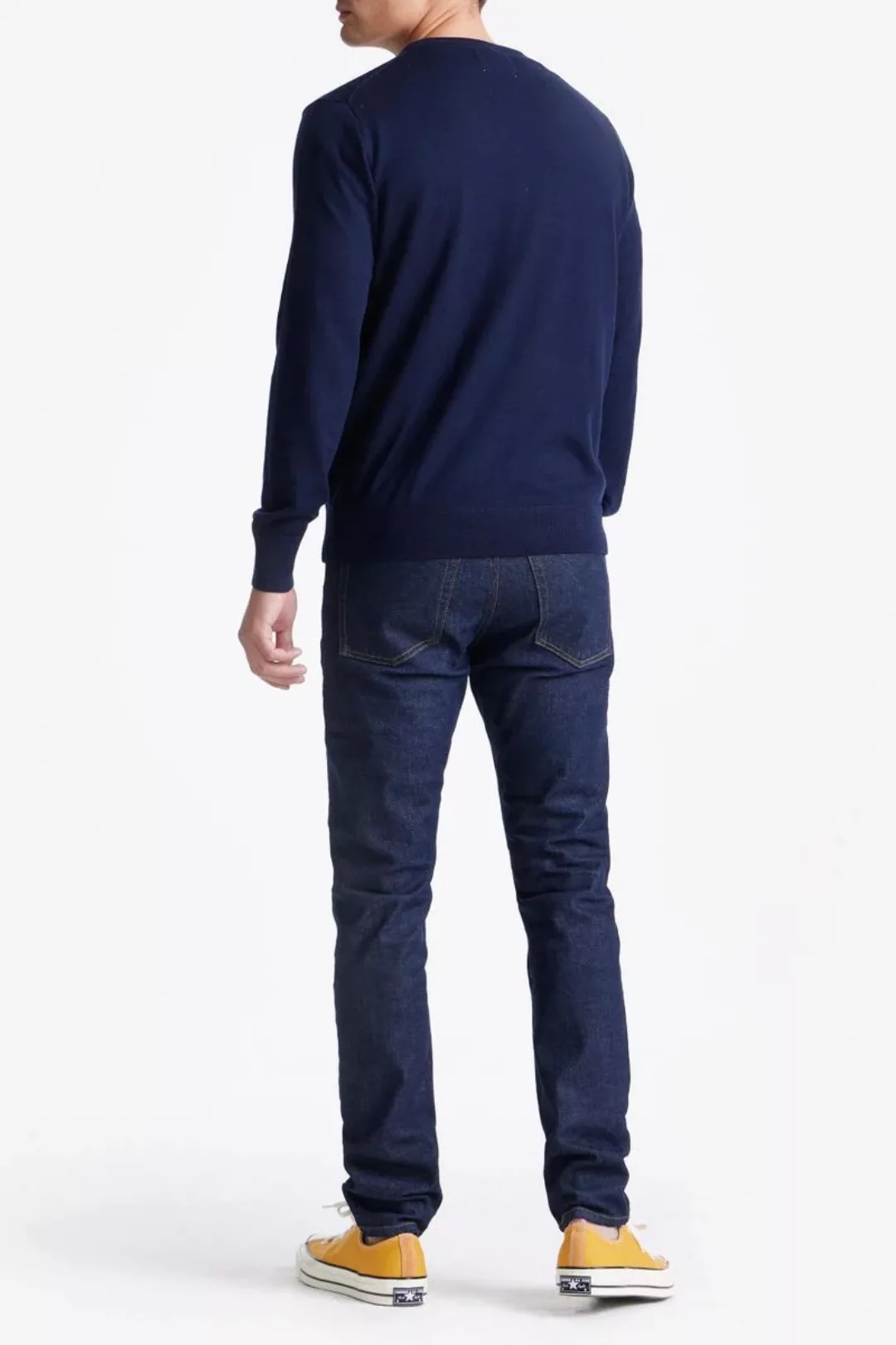 King Essentials The John Pullover Merino Navy - Größe XXL günstig online kaufen