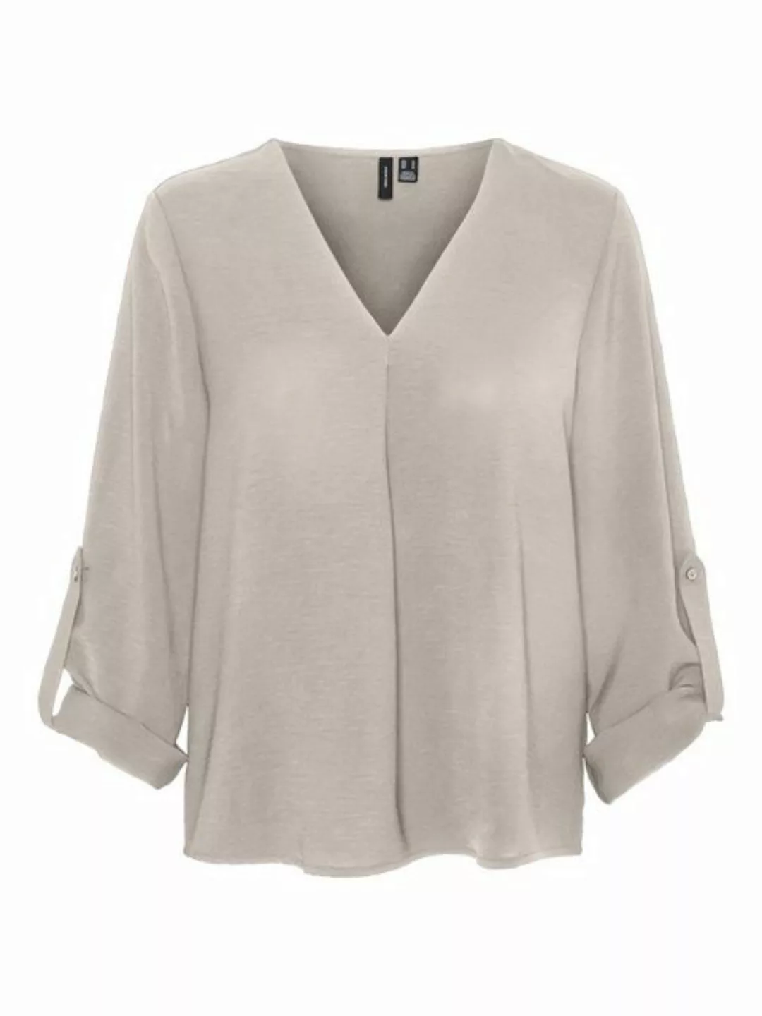 Vero Moda Langarmbluse VMKAS LS V-NECK TOP WVN GA NOOS günstig online kaufen