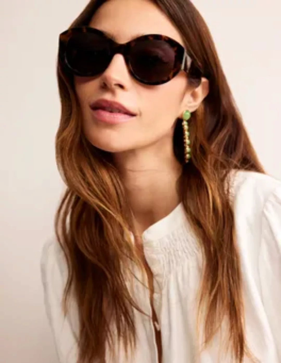 Ovale Sonnenbrille Damen Boden, Schildpatt günstig online kaufen
