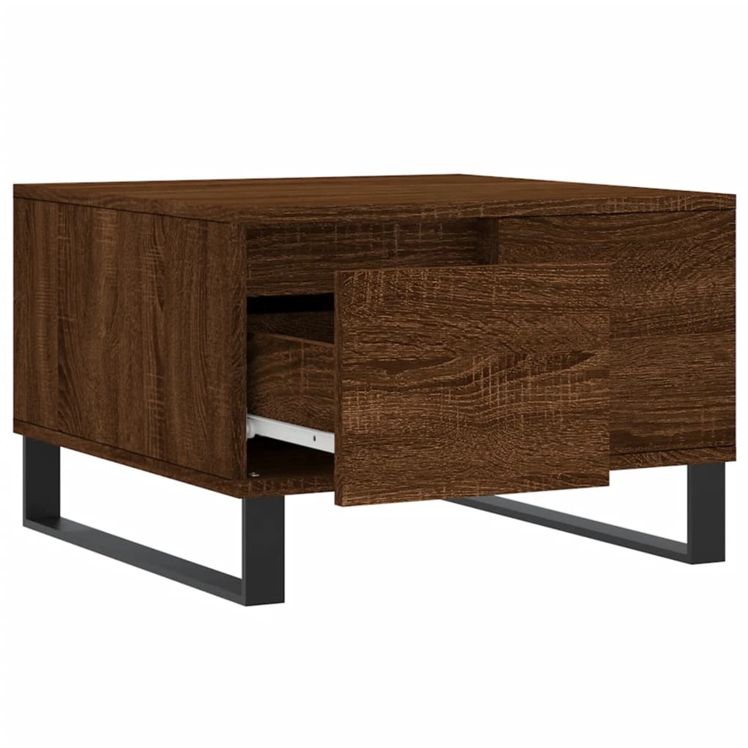 vidaXL Couchtisch Braun Eichen-Optik 55x55x36,5 cm Holzwerkstoff Modell 2 günstig online kaufen