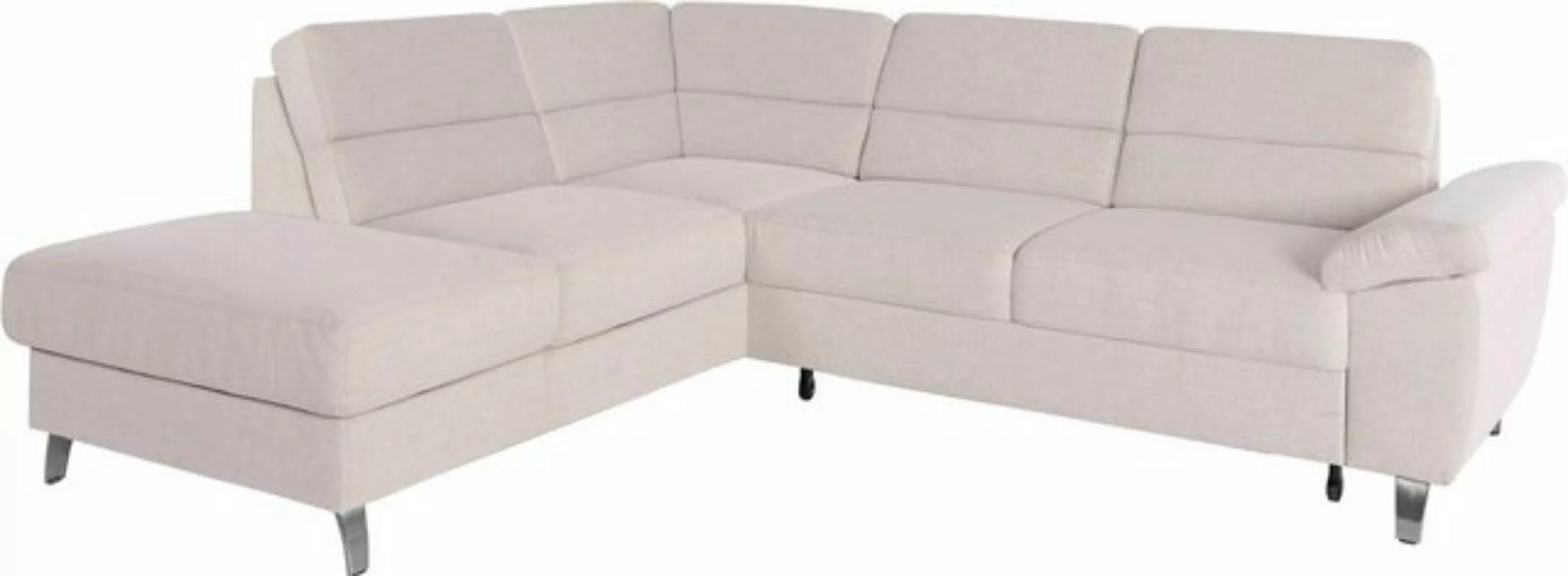 sit&more Ecksofa "Sorano L-Form", wahlweise mit Bettfunktion und Bettkasten günstig online kaufen