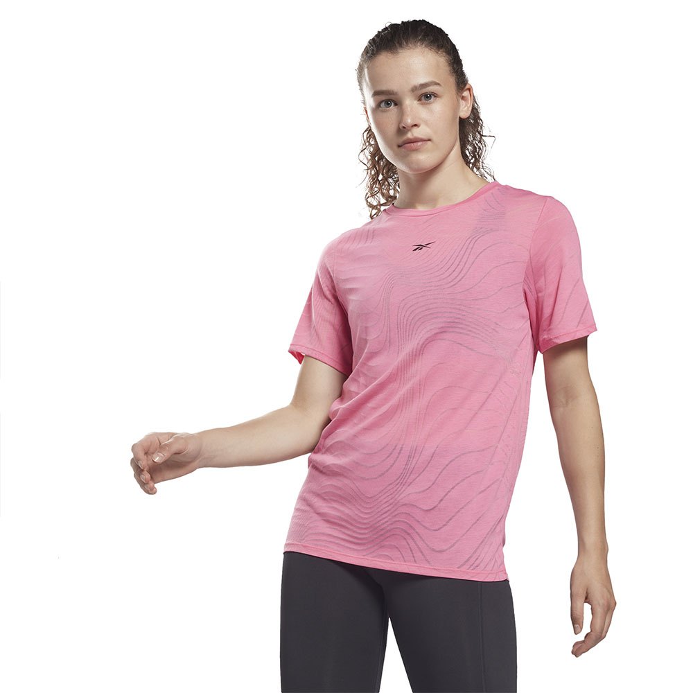 Reebok Burnout Kurzärmeliges T-shirt 2XS True Pink günstig online kaufen