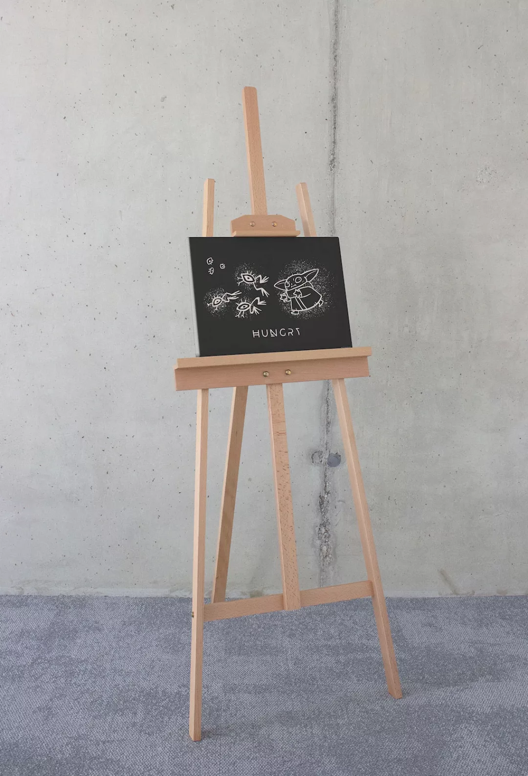 Komar Leinwandbild "Keilrahmenbild - The Mandalorian Grogu Snackin - Größe günstig online kaufen