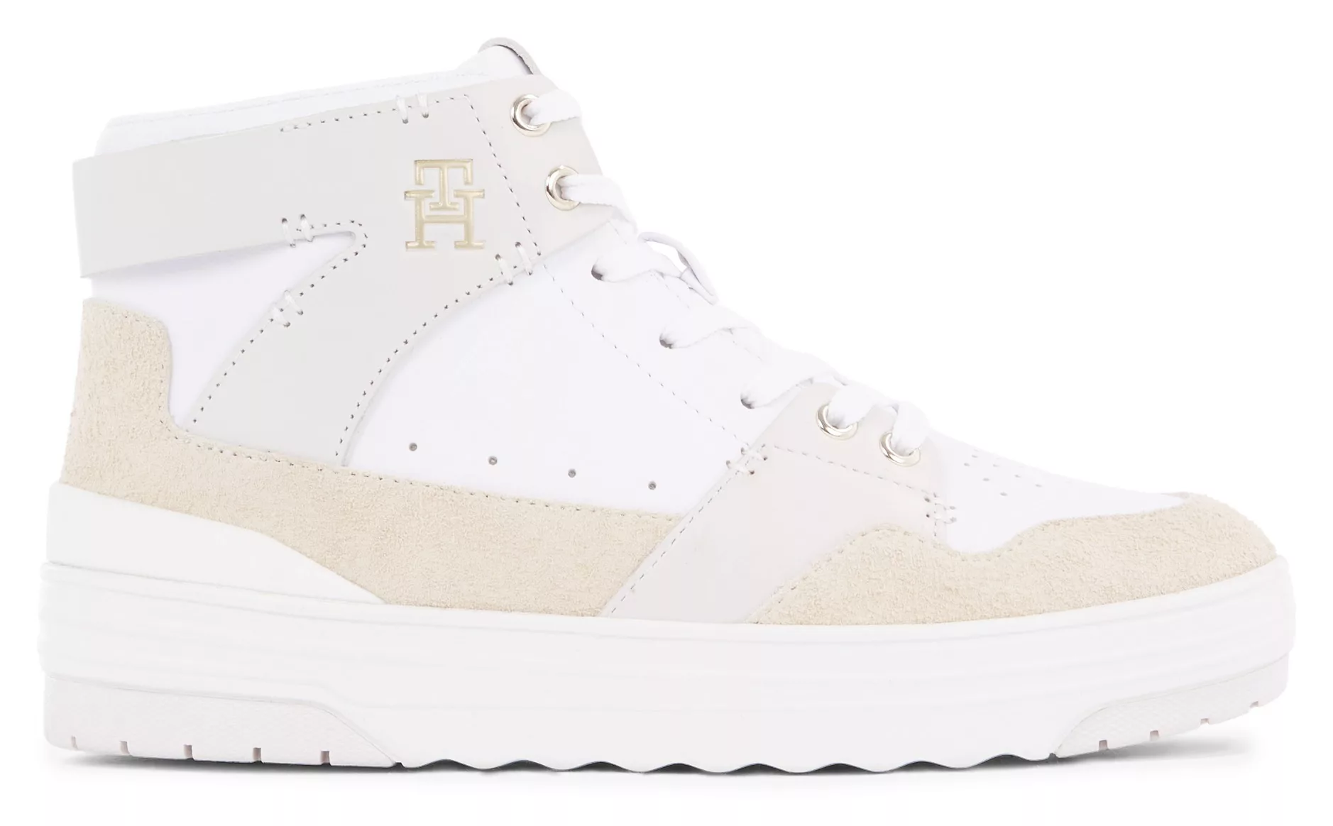 Tommy Hilfiger Plateausneaker "TH PREMIUM BASKET SNEAKER HI", Schnürschuh, günstig online kaufen