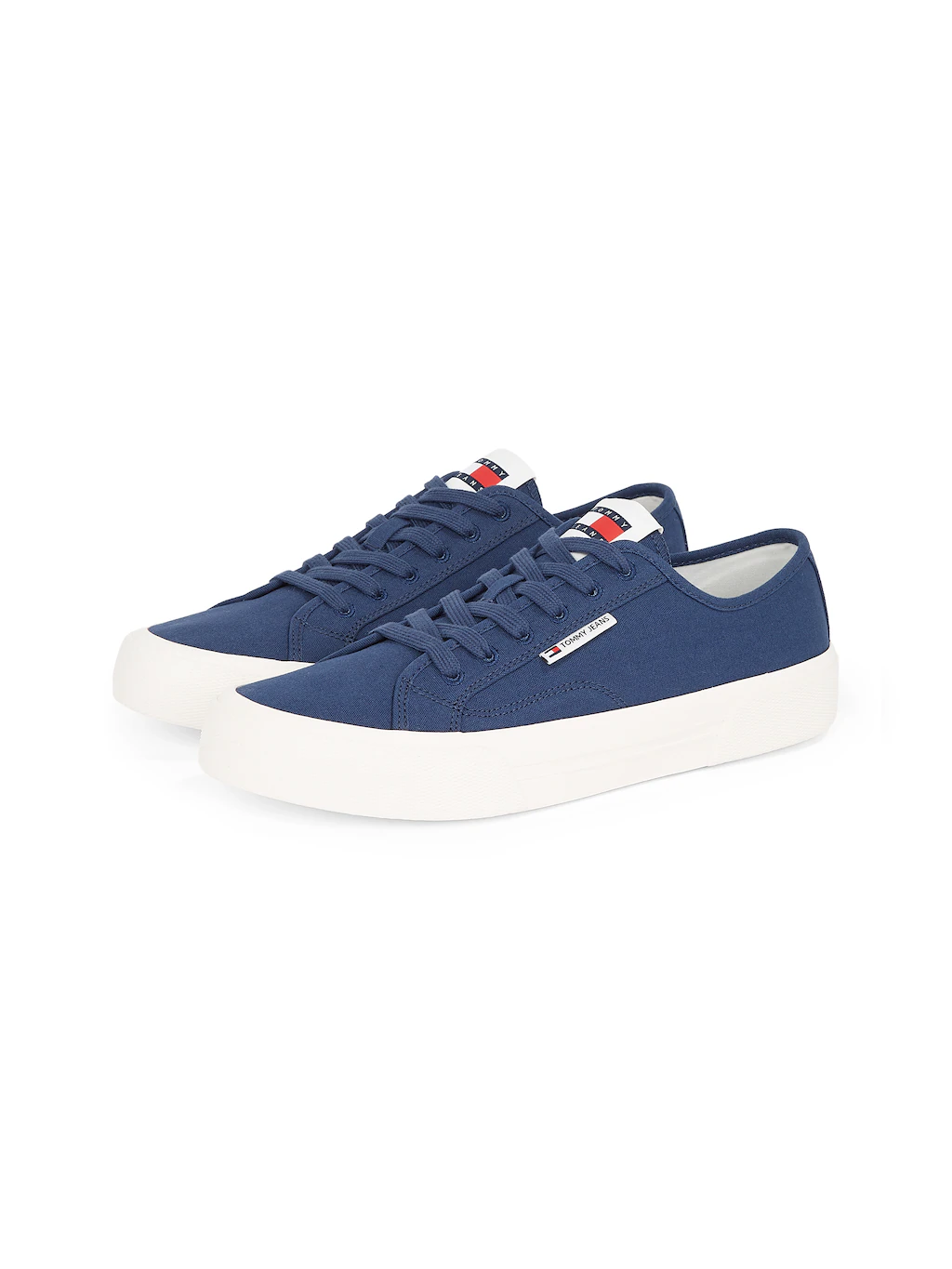 Tommy Jeans Plateausneaker "TJM LACE UP CANVAS COLOR", Freizeitschuh, Halbs günstig online kaufen