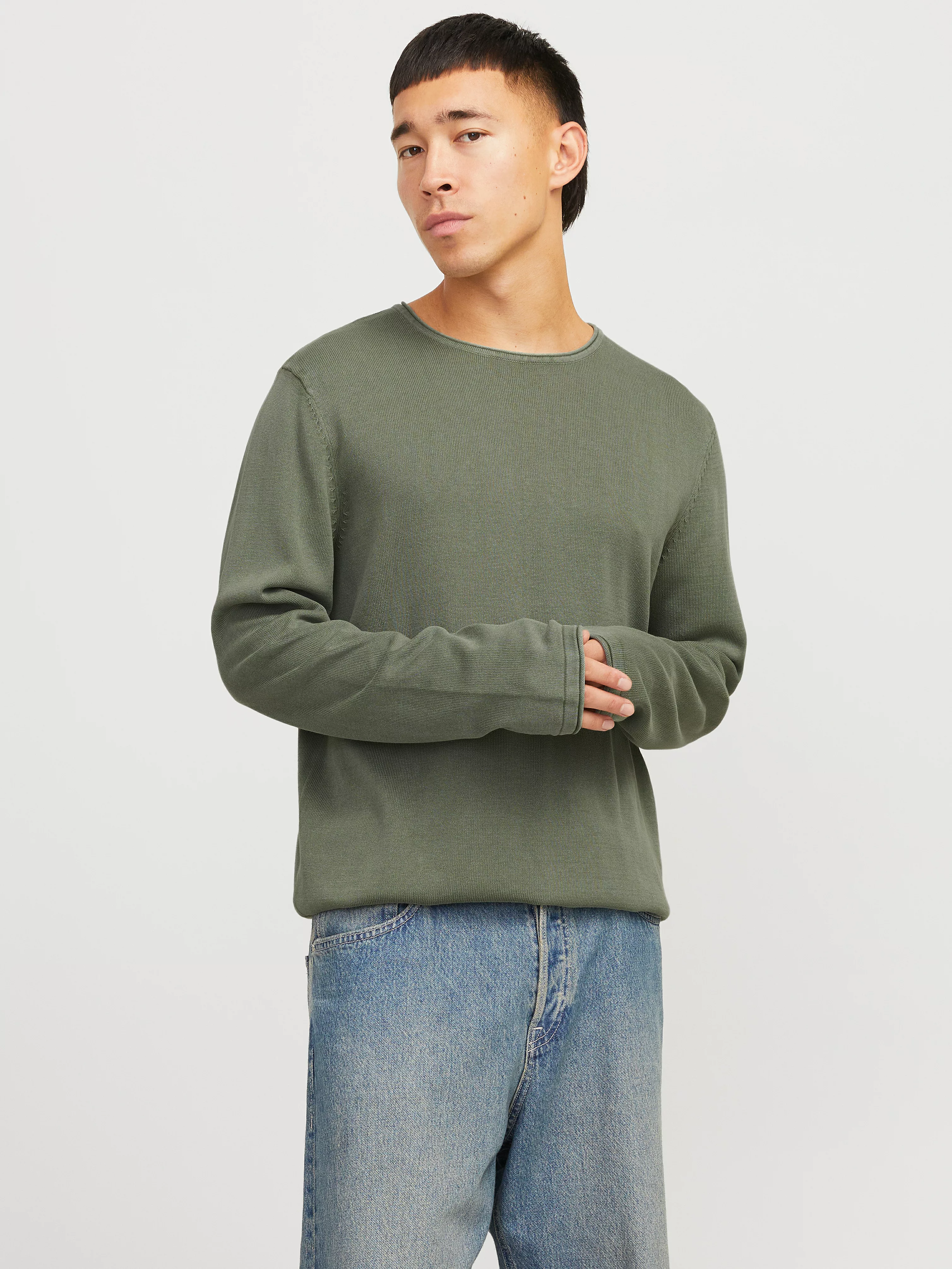 Jack & Jones Strickpullover JJELEO KNIT CREW NECK NOOS mit Rundhalsausschni günstig online kaufen