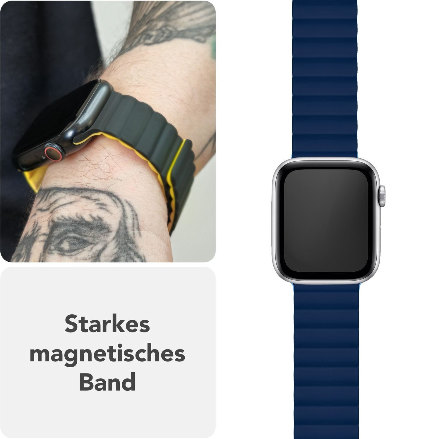 Nalia Smartwatch-Armband Apple Watch 49mm/46/45/44/42(Serie 1-3), günstig online kaufen
