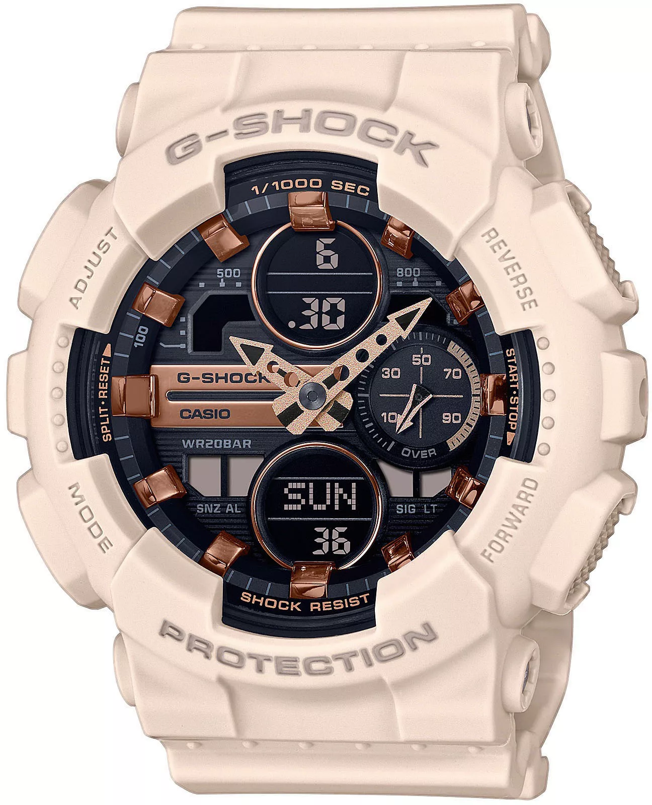 CASIO G-SHOCK Chronograph »GMA-S140M-4AER«, Quarzuhr, Armbanduhr, Damen, He günstig online kaufen