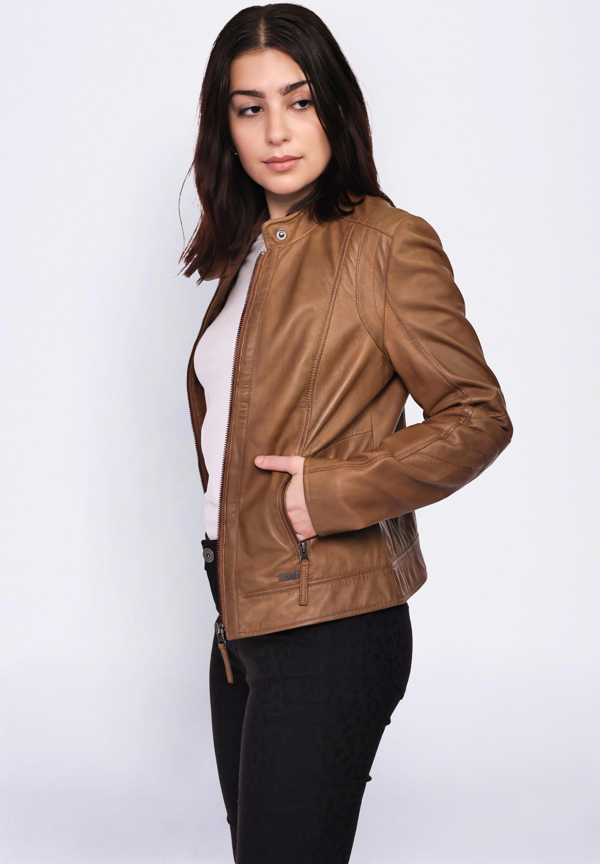MUSTANG Lederjacke "31019267" günstig online kaufen