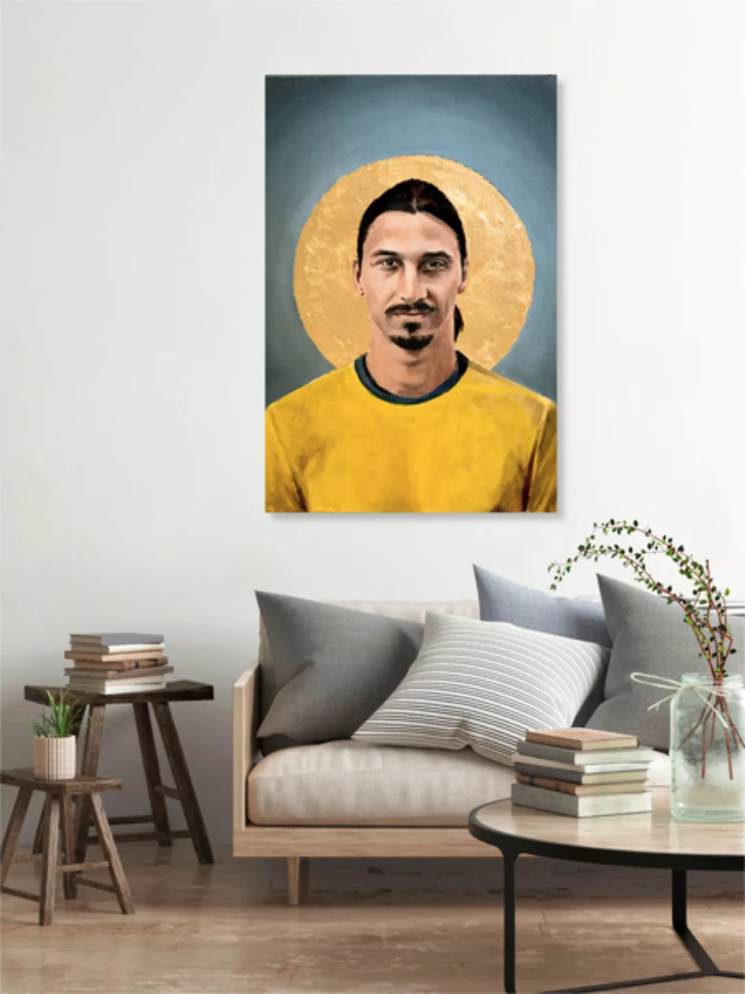 Poster / Leinwandbild - Zlatan Ibrahimovic günstig online kaufen