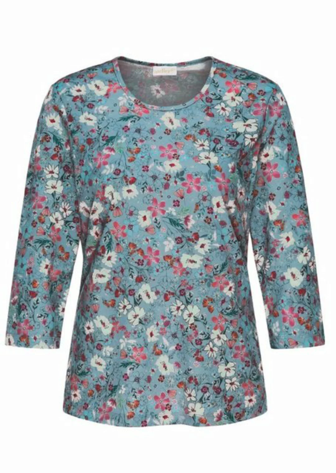 GOLDNER Print-Shirt Raffiniertes Druckshirt mit 3/4-Arm günstig online kaufen