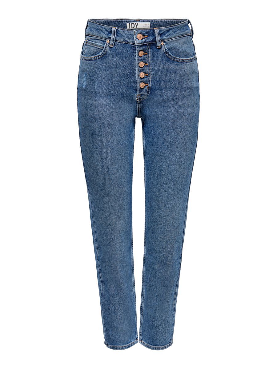JACQUELINE de YONG 5-Pocket-Jeans mittel-blau (1-tlg) günstig online kaufen