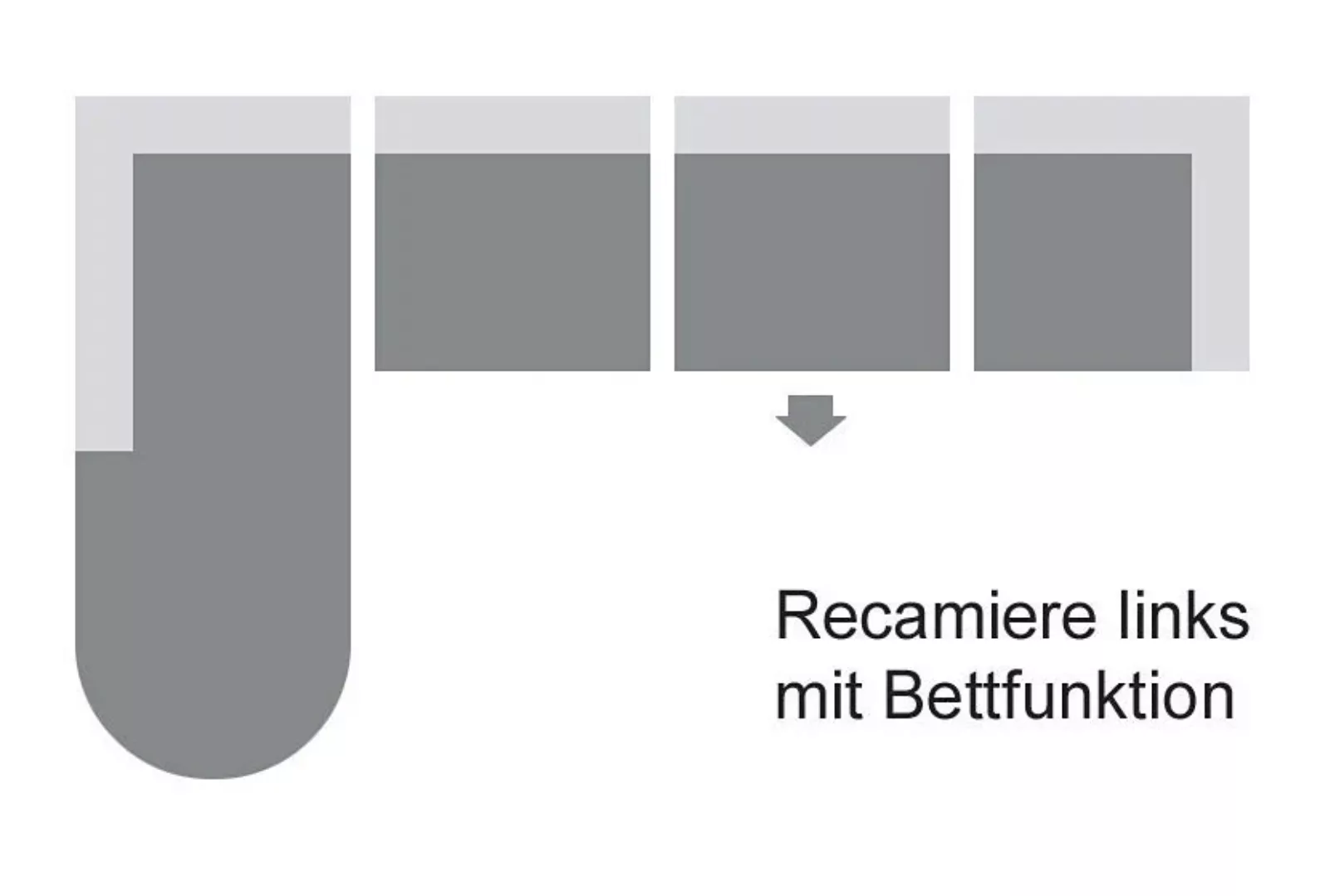 Home affaire Ecksofa »Budapest L-Form«, wahlweise mit Bettfunktion, mit Rec günstig online kaufen