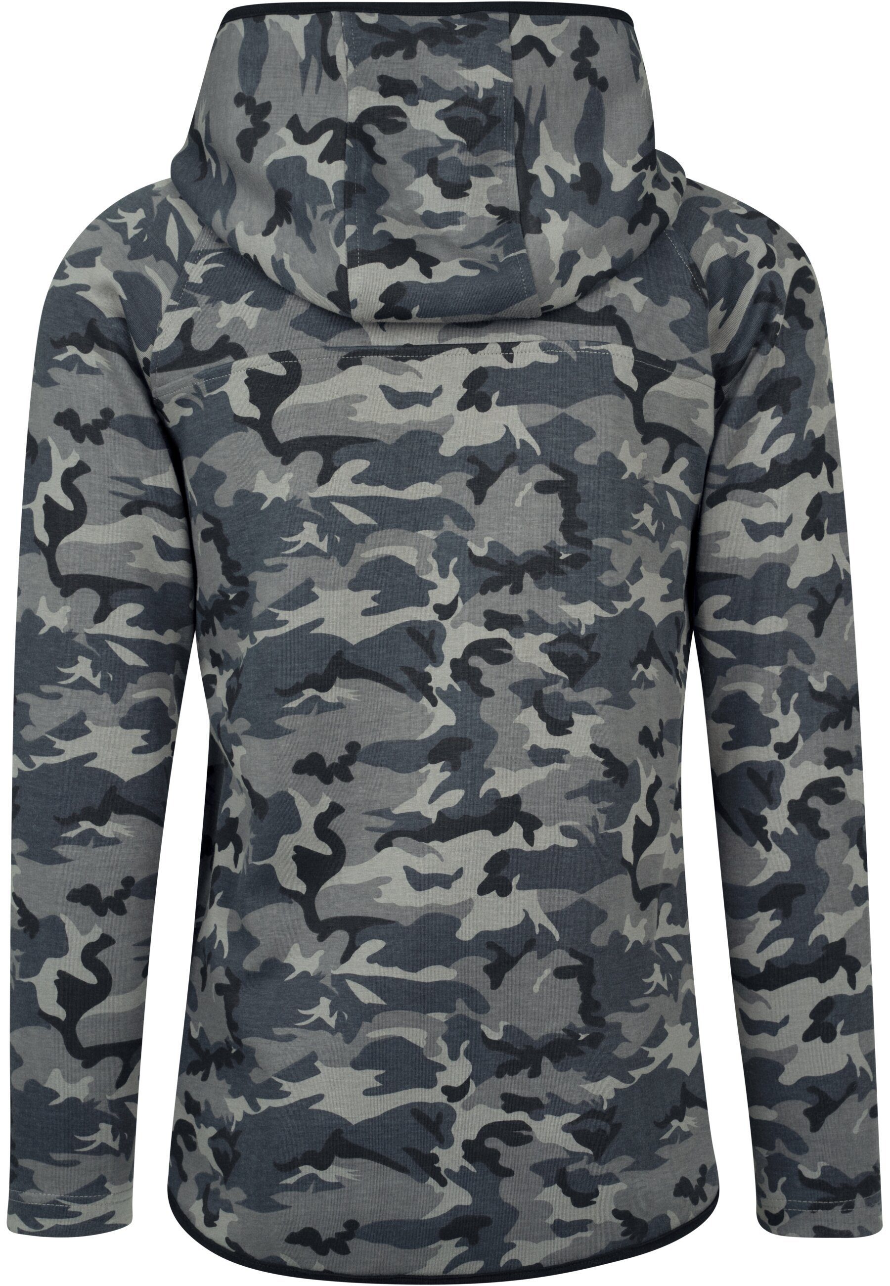 URBAN CLASSICS Allwetterjacke "Urban Classics Herren Interlock Camo Zip Jac günstig online kaufen