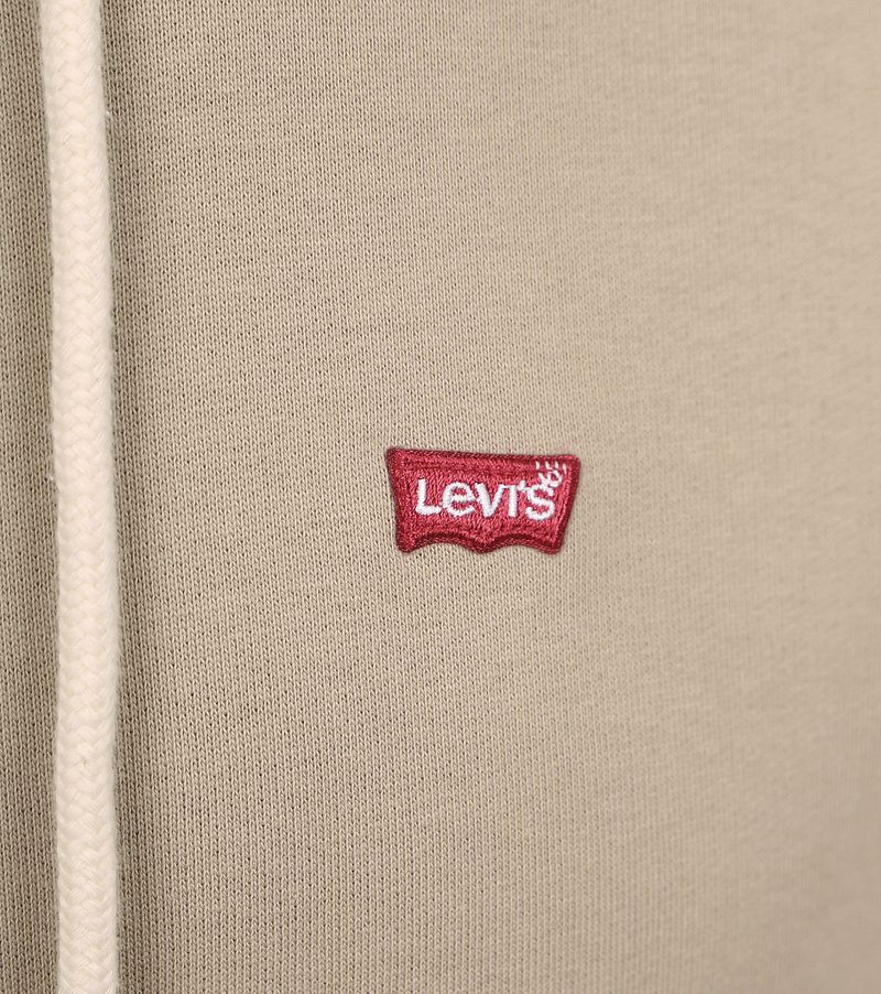 Levi's Original Regular-Fit Hoodie Beige - Größe S günstig online kaufen