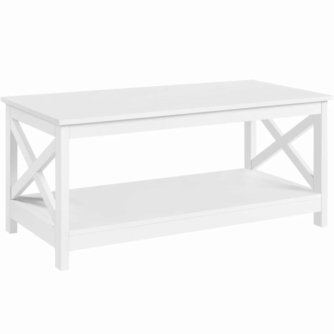 Yaheetech Couchtisch, Wohnzimmertisch mit großer Ablage, günstig online kaufen