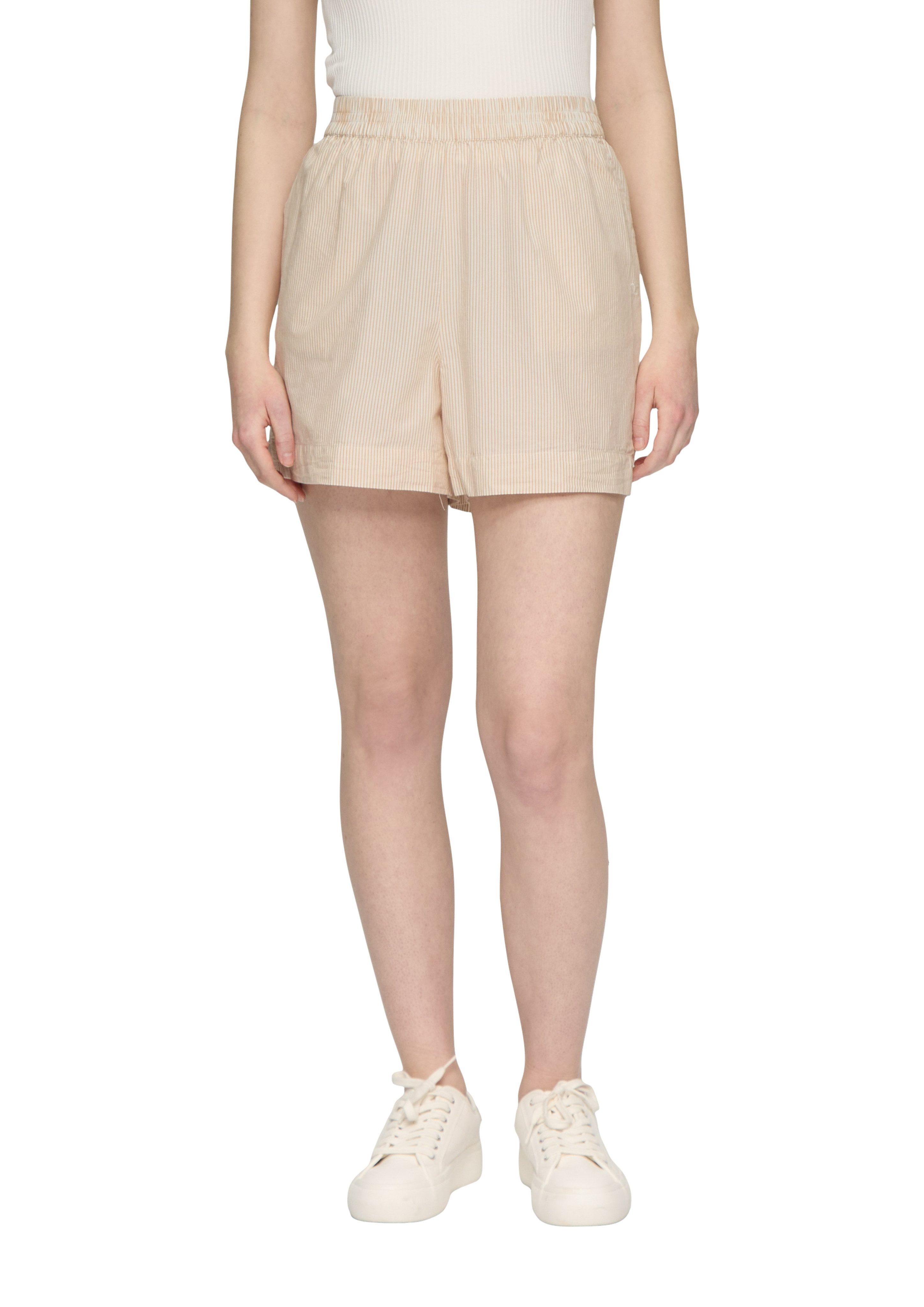 QS Shorts Sommerhose mit feinem Streifenmuster günstig online kaufen