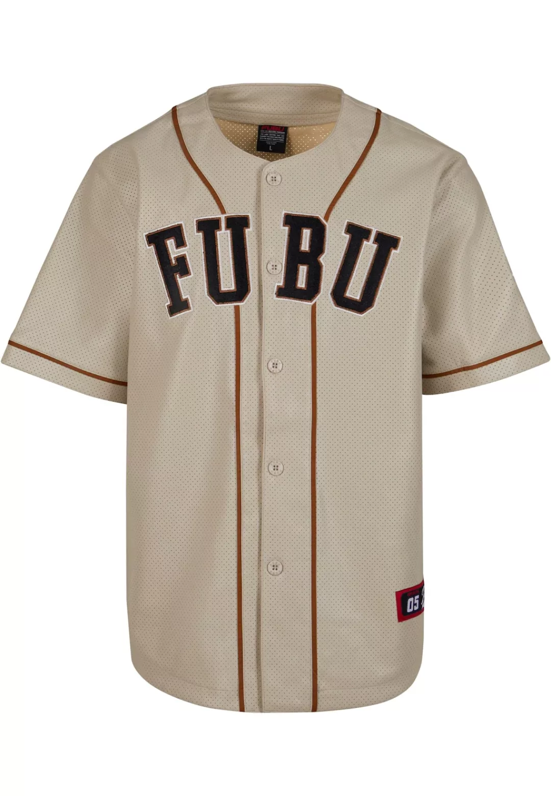 Fubu T-Shirt "Fubu Herren FM233-007-1 FUBU College Leather Baseball Jersey" günstig online kaufen