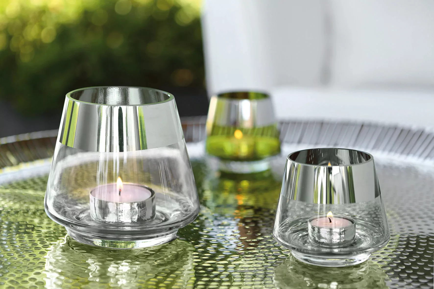 Fink Teelichthalter "JONA", aus mundgeblasenem Glas günstig online kaufen