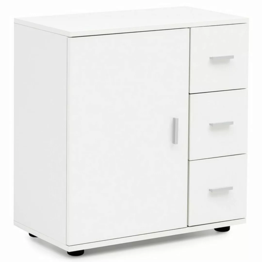 FINEBUY Waschbeckenunterschrank FB52416 (Weiß 60x65,5x33cm, Badschrank mit günstig online kaufen