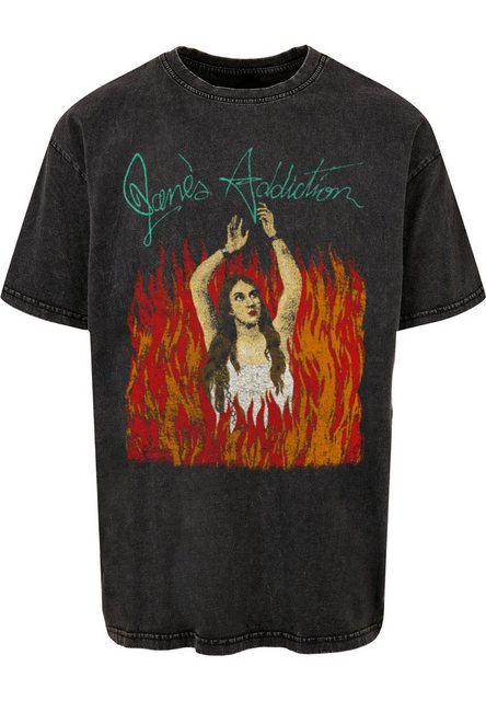 Merchcode T-Shirt Merchcode Janes Addiction - Ritualo Acid Washed Oversize günstig online kaufen