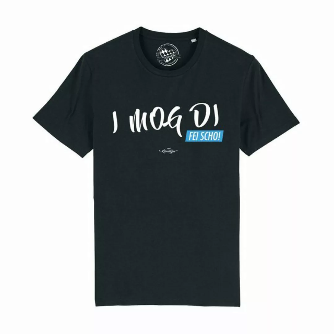 Bavariashop T-Shirt Herren T-Shirt "I MOG DI, fei scho günstig online kaufen