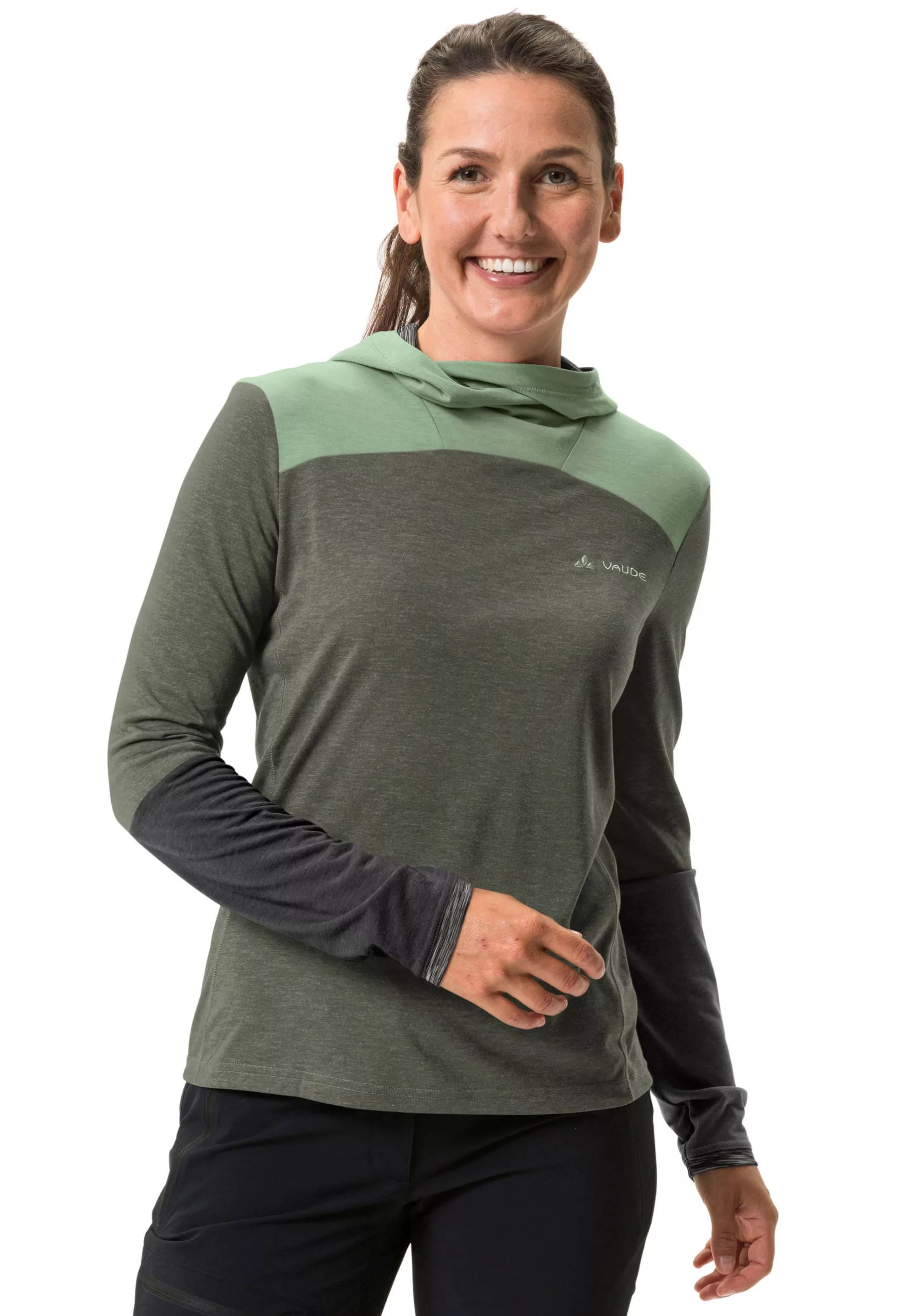 VAUDE T-Shirt Women's Tremalzo LS Shirt (1-tlg) Grüner Knopf günstig online kaufen