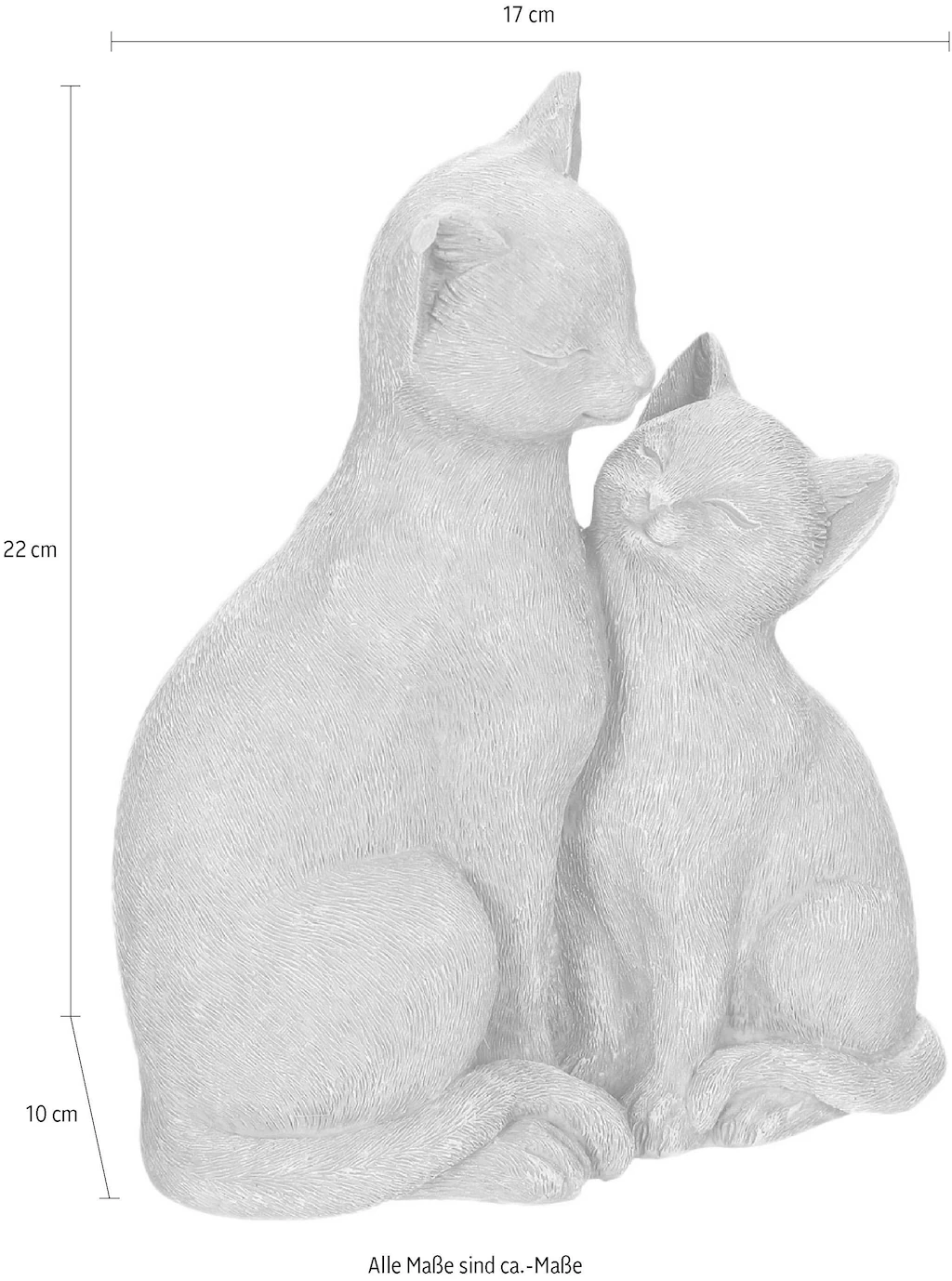 Home affaire Dekofigur "Katze mit Kätzchen", Höhe 21 cm günstig online kaufen