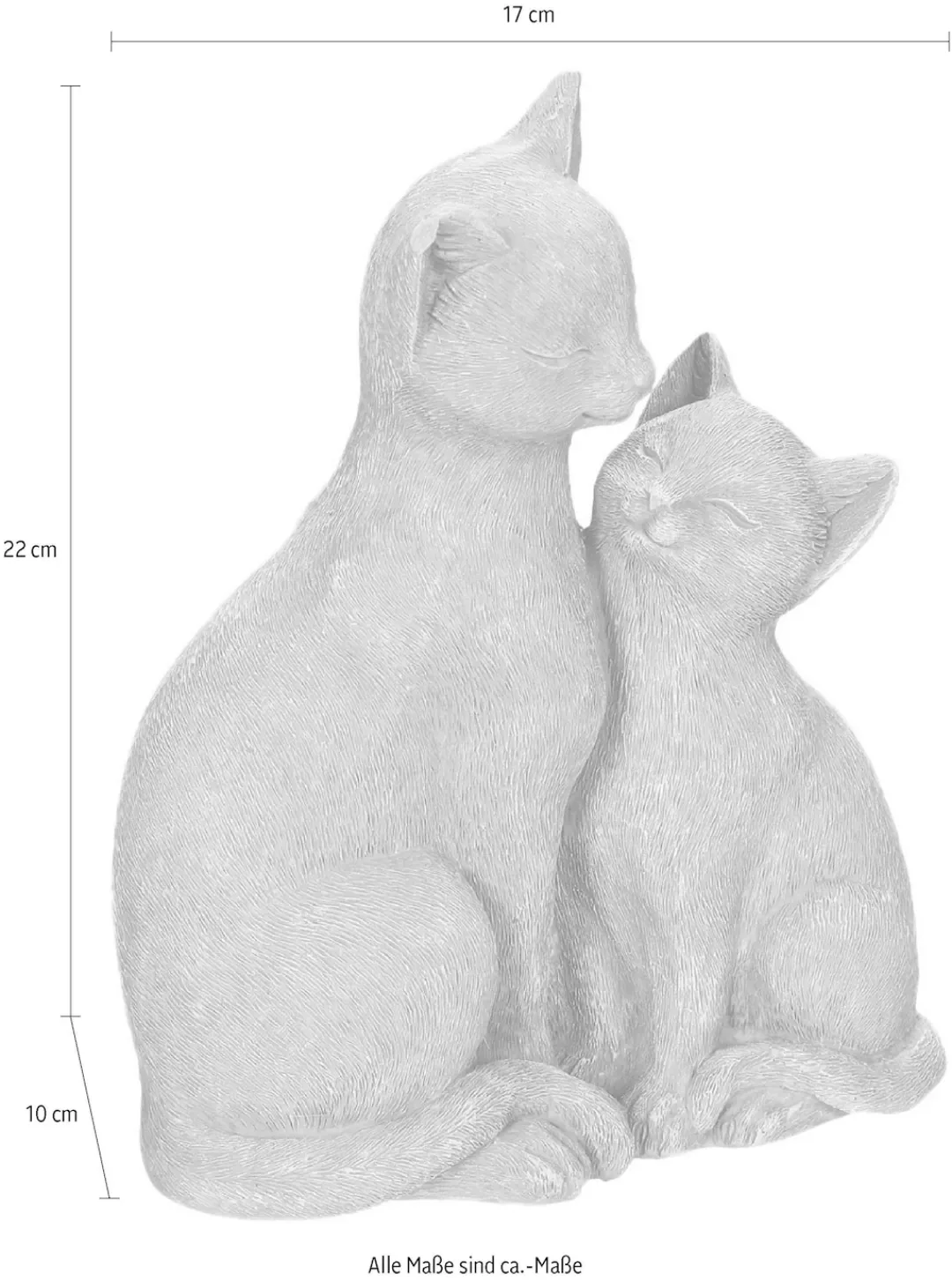 Home affaire Dekofigur "Katze mit Kätzchen", Höhe 21 cm günstig online kaufen