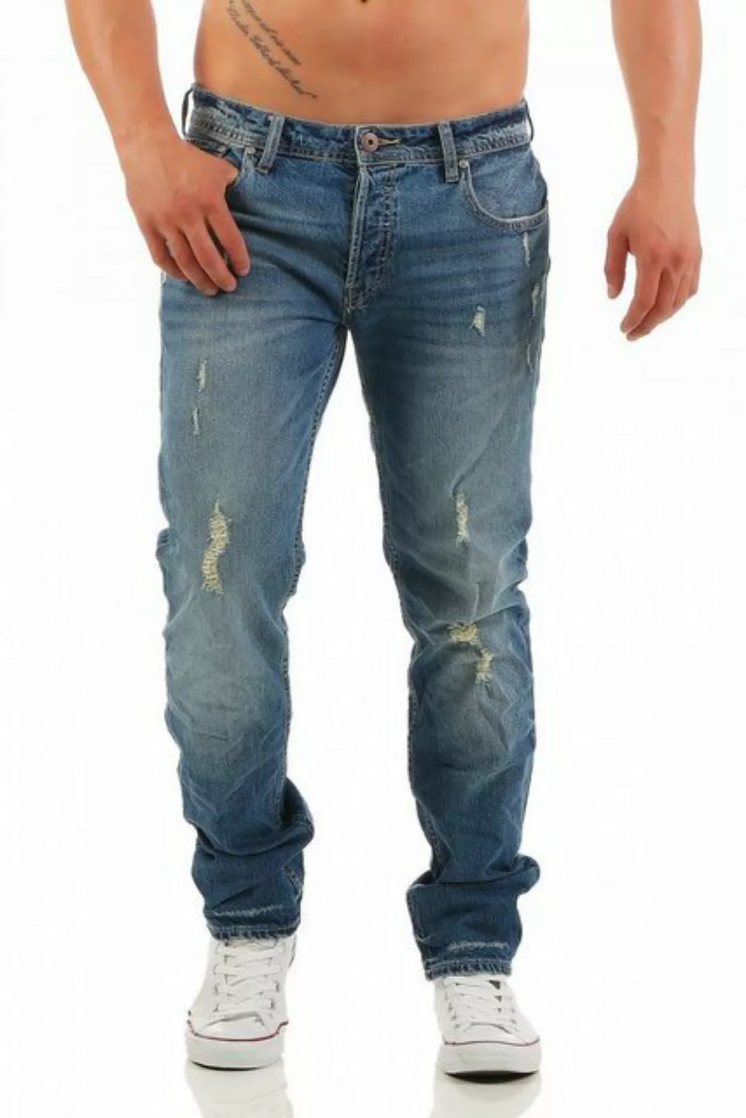Jack & Jones Slim-fit-Jeans Jack & Jones Tim Original CR 004 Slim Fit Herre günstig online kaufen
