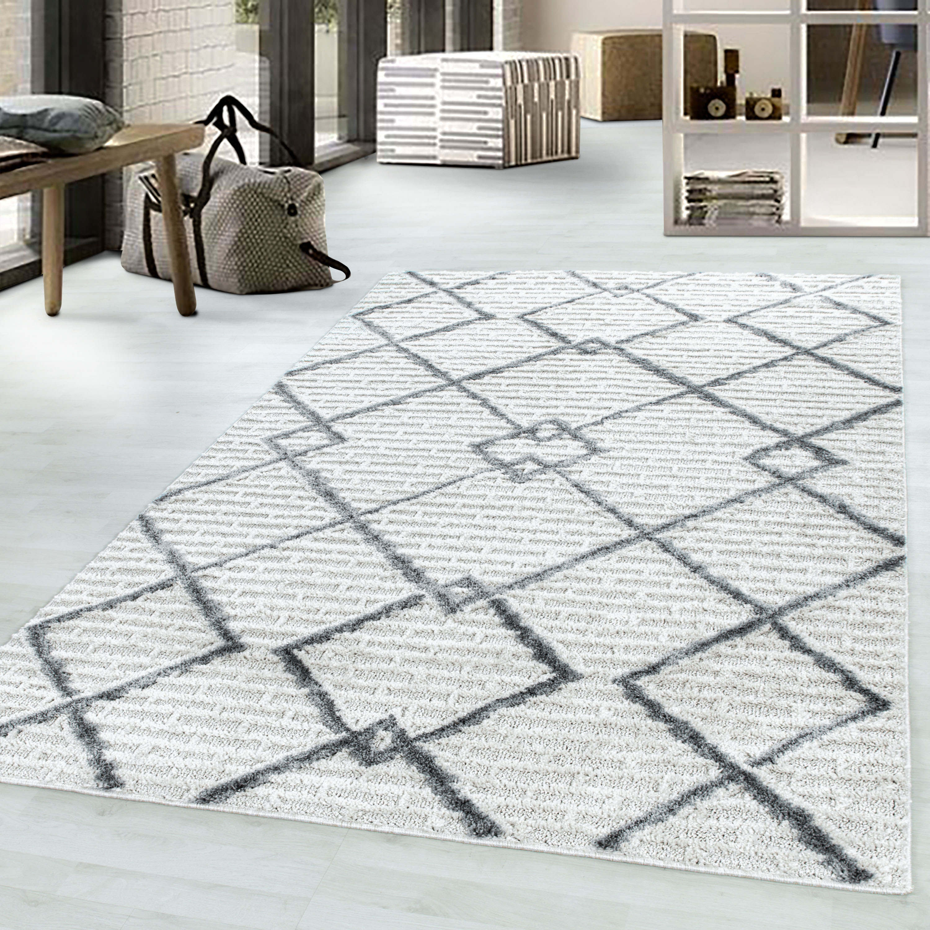 Ayyildiz Teppiche Teppich »PISA 4701«, rechteckig, 20 mm Höhe, Läufer, Hoch günstig online kaufen