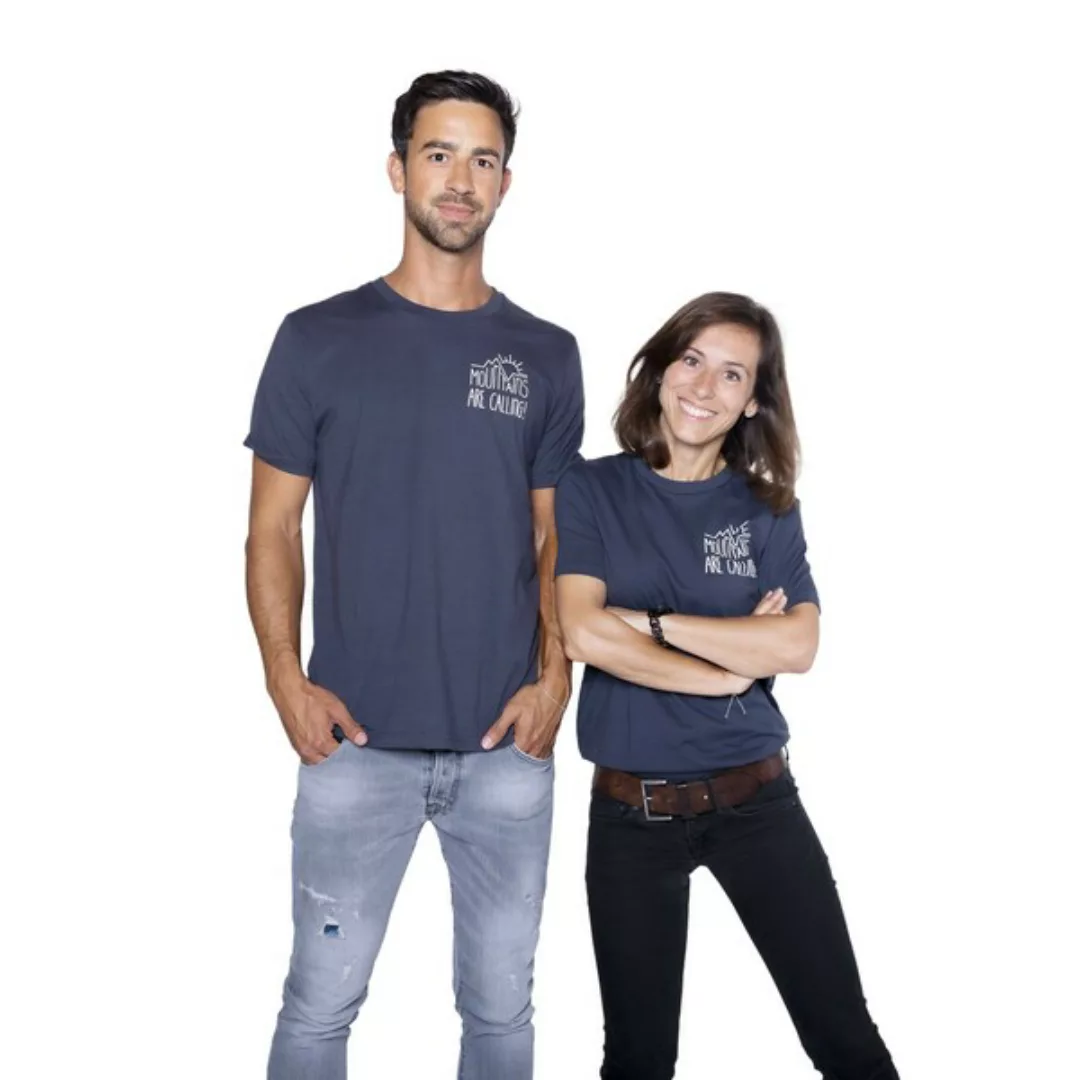 Unisex T- Shirt "Elmountaincall" In Zwei Farben günstig online kaufen