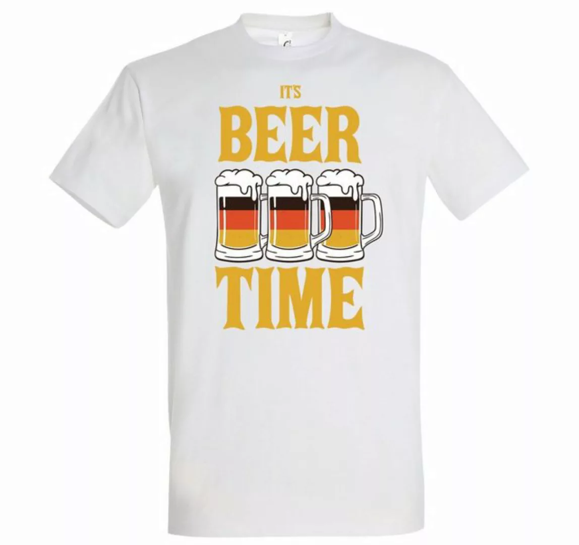 Youth Designz T-Shirt IT'S BEER TIME Herren T-Shirt mit Trendigem Frontdruc günstig online kaufen