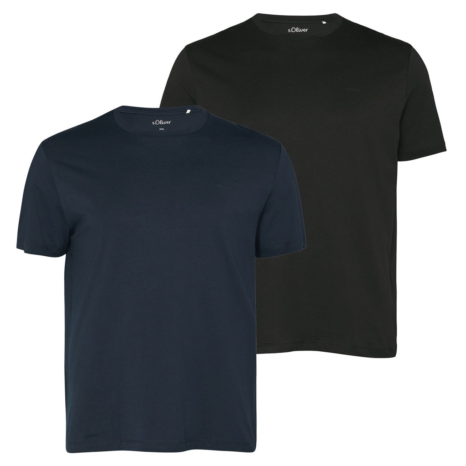 s.Oliver T-Shirt Big Size (2-tlg) Rundhals, günstig online kaufen