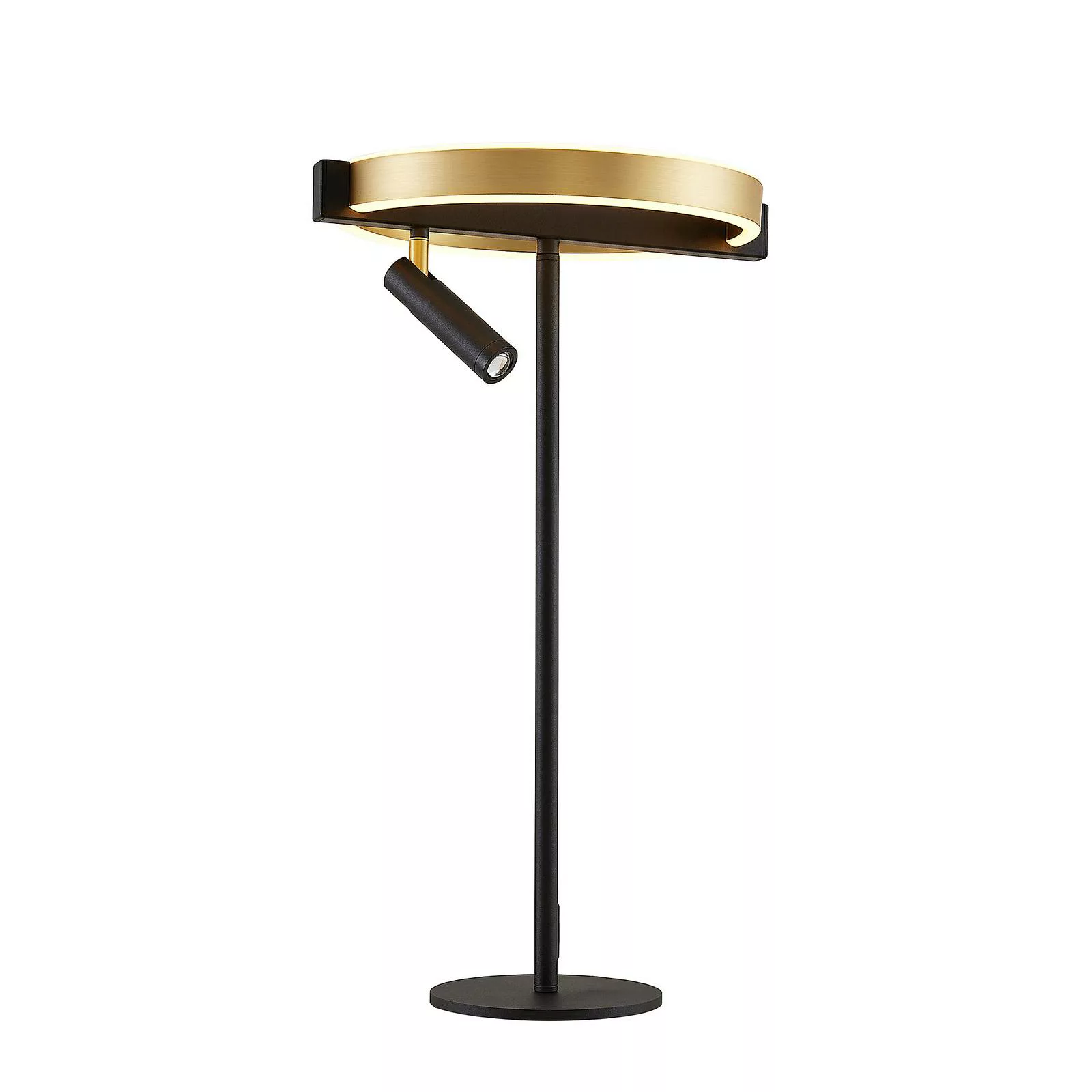 Lucande Matwei LED-Tischlampe, ringförmig, messing günstig online kaufen