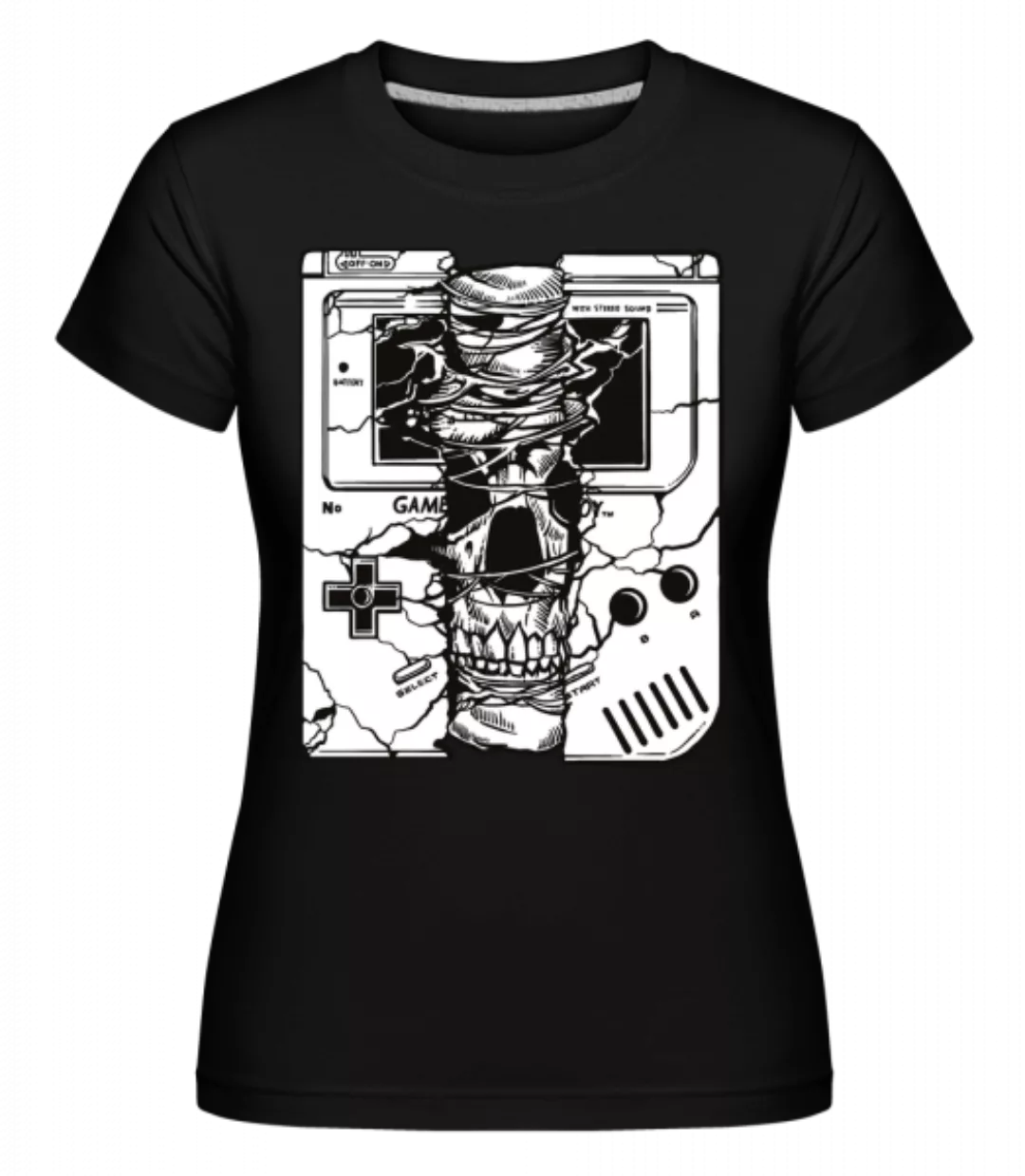 Gameboy Skull · Shirtinator Frauen T-Shirt günstig online kaufen