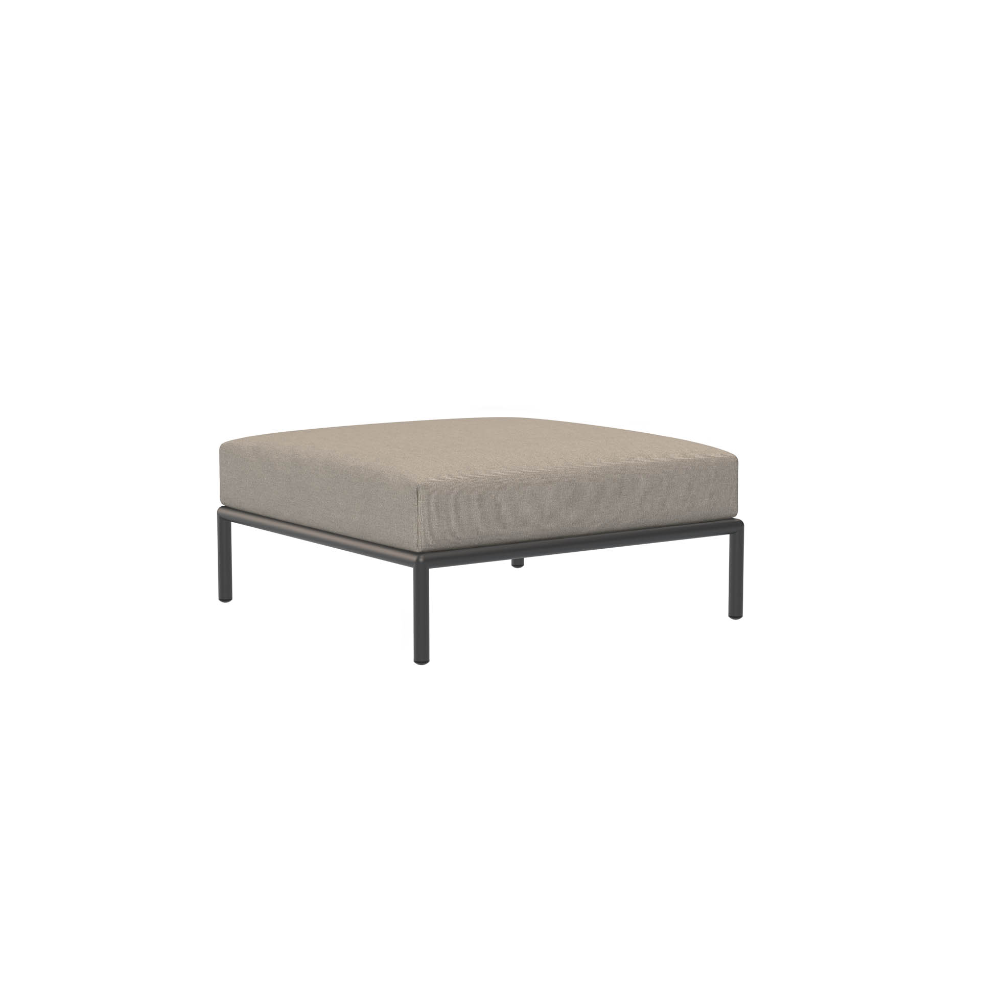 LEVEL2 Outdoor Ottoman Lounge-Modul 3 Asche Dunkelgrau günstig online kaufen