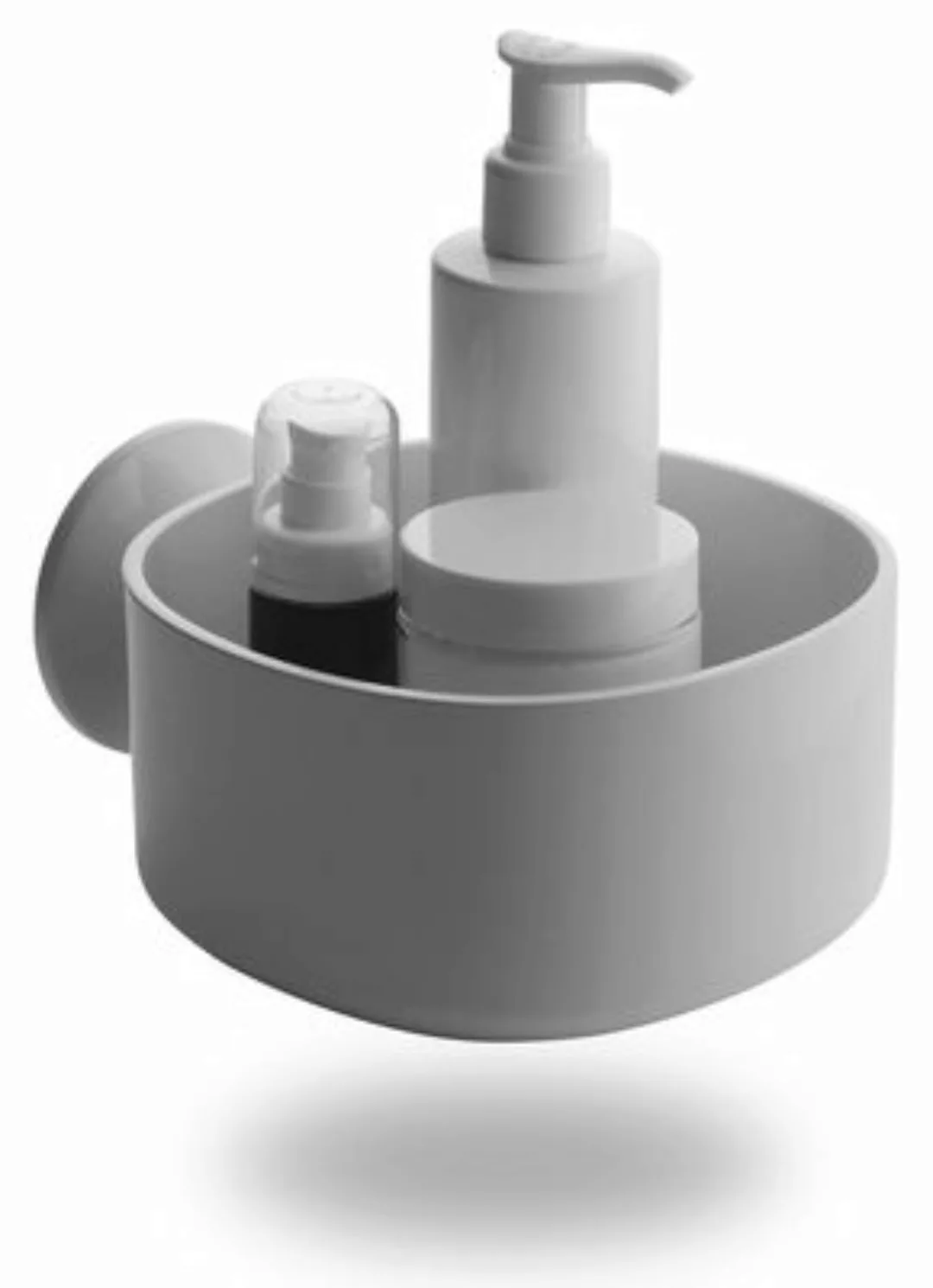 Seifenhalter Birillo plastikmaterial weiß / mit Saugnapf - Alessi - Weiß günstig online kaufen