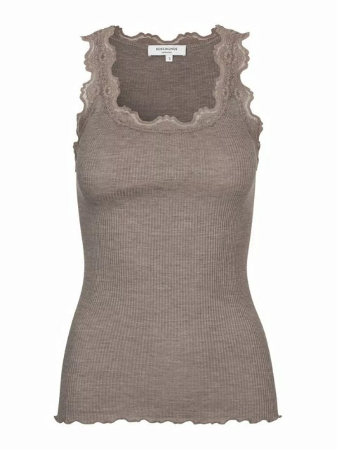 rosemunde Tanktop "Babette Silk Top", wunderschöner Vintage-Spitzenbesatz a günstig online kaufen