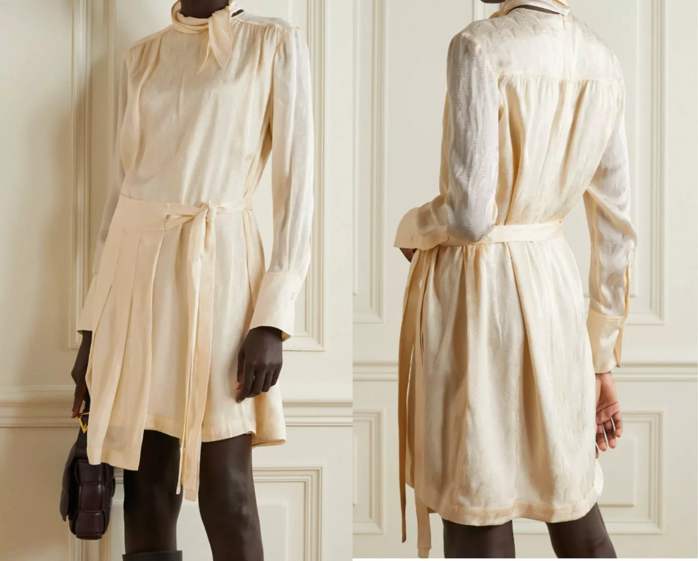 Victoria Beckham Midikleid VICTORIA BECKHAM Silk Seide Mini Dress Minikleid günstig online kaufen