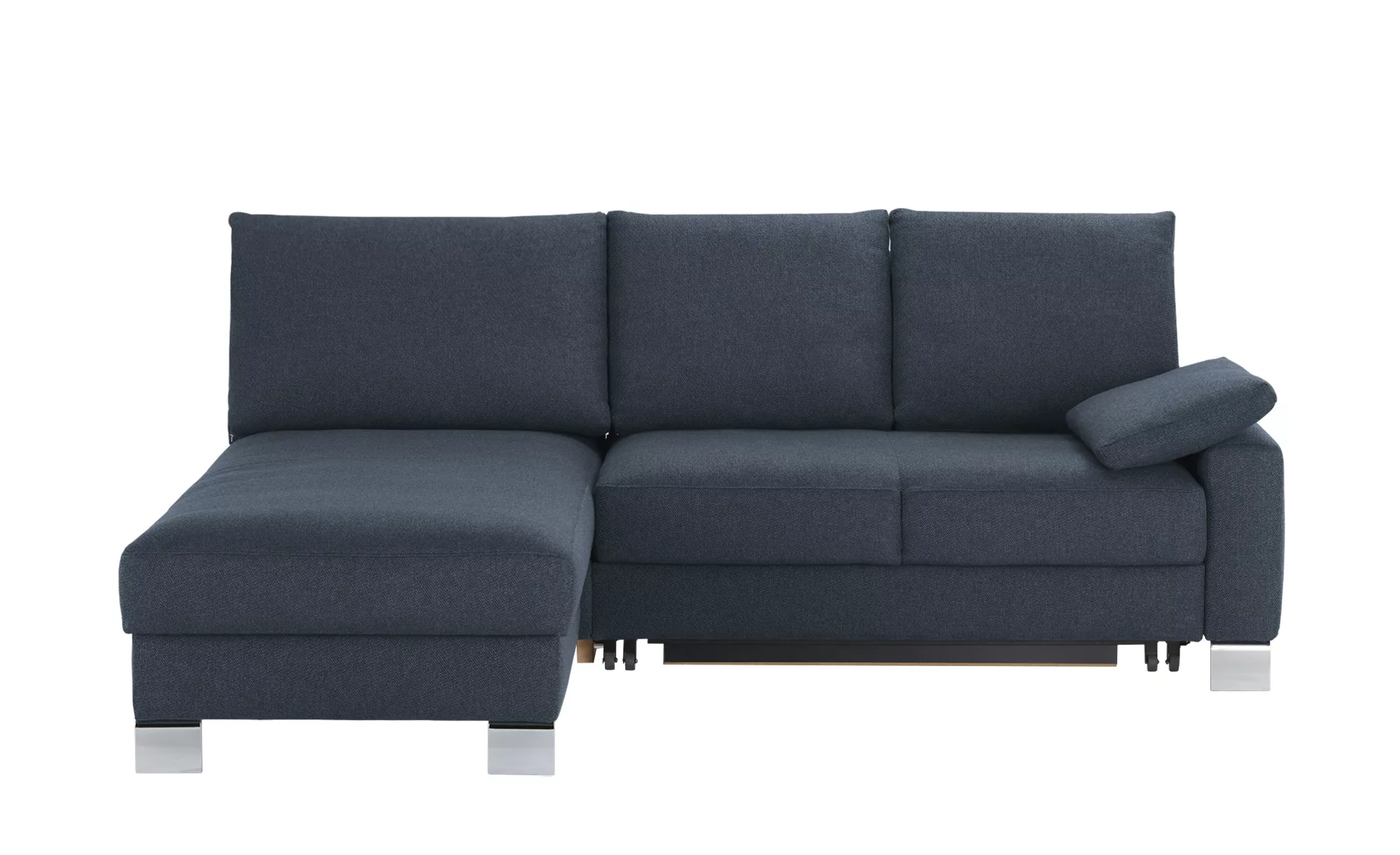 Ecksofa - blau - 218 cm - 90 cm - 180 cm - Polstermöbel > Sofas > Ecksofas günstig online kaufen