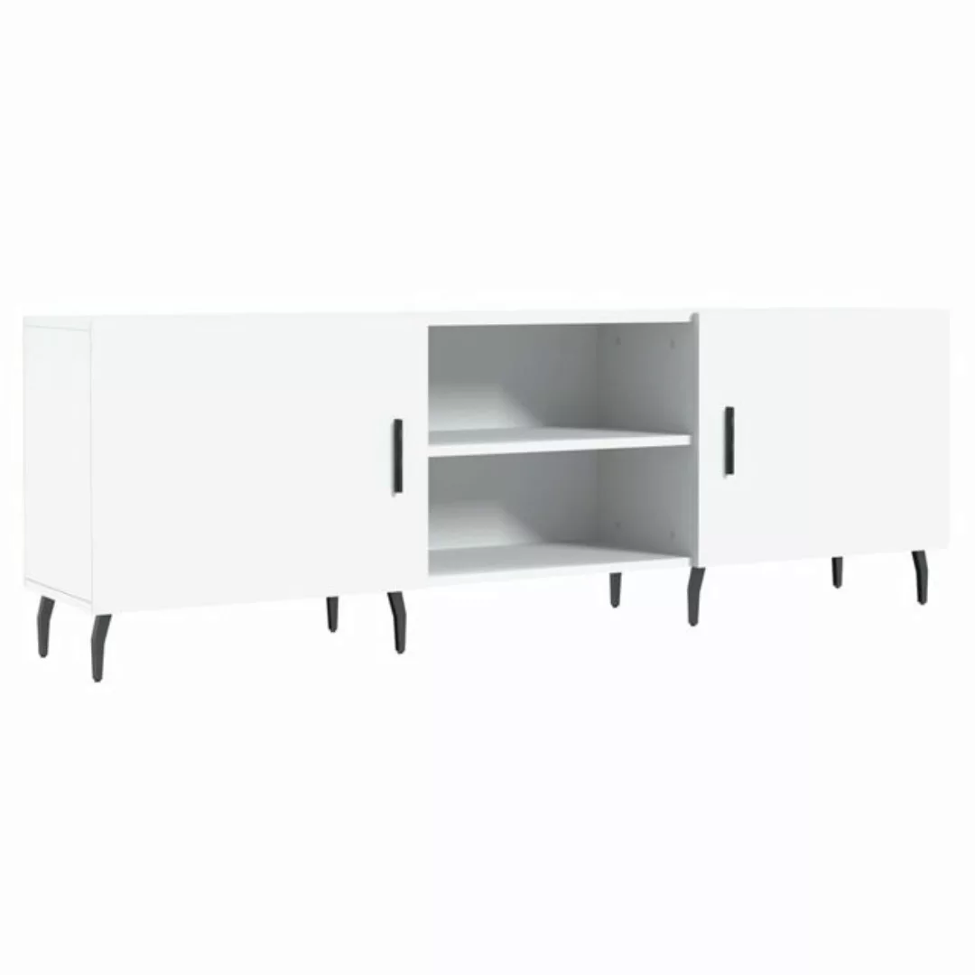 furnicato TV-Schrank Weiß 150x30x50 cm Holzwerkstoff günstig online kaufen