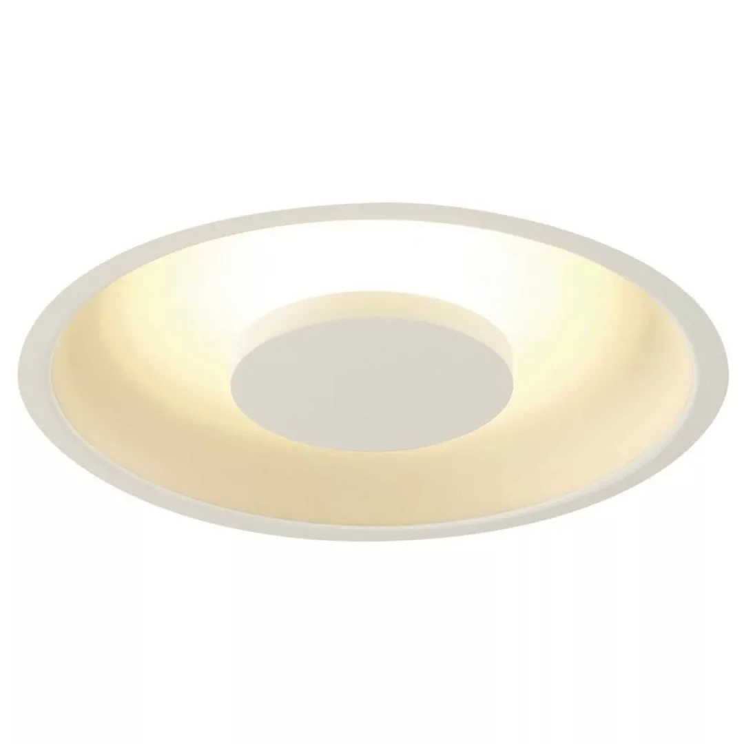 Occuldas Einbauleuchte, LED, Ø 226 mm, weiß, dimmbar günstig online kaufen